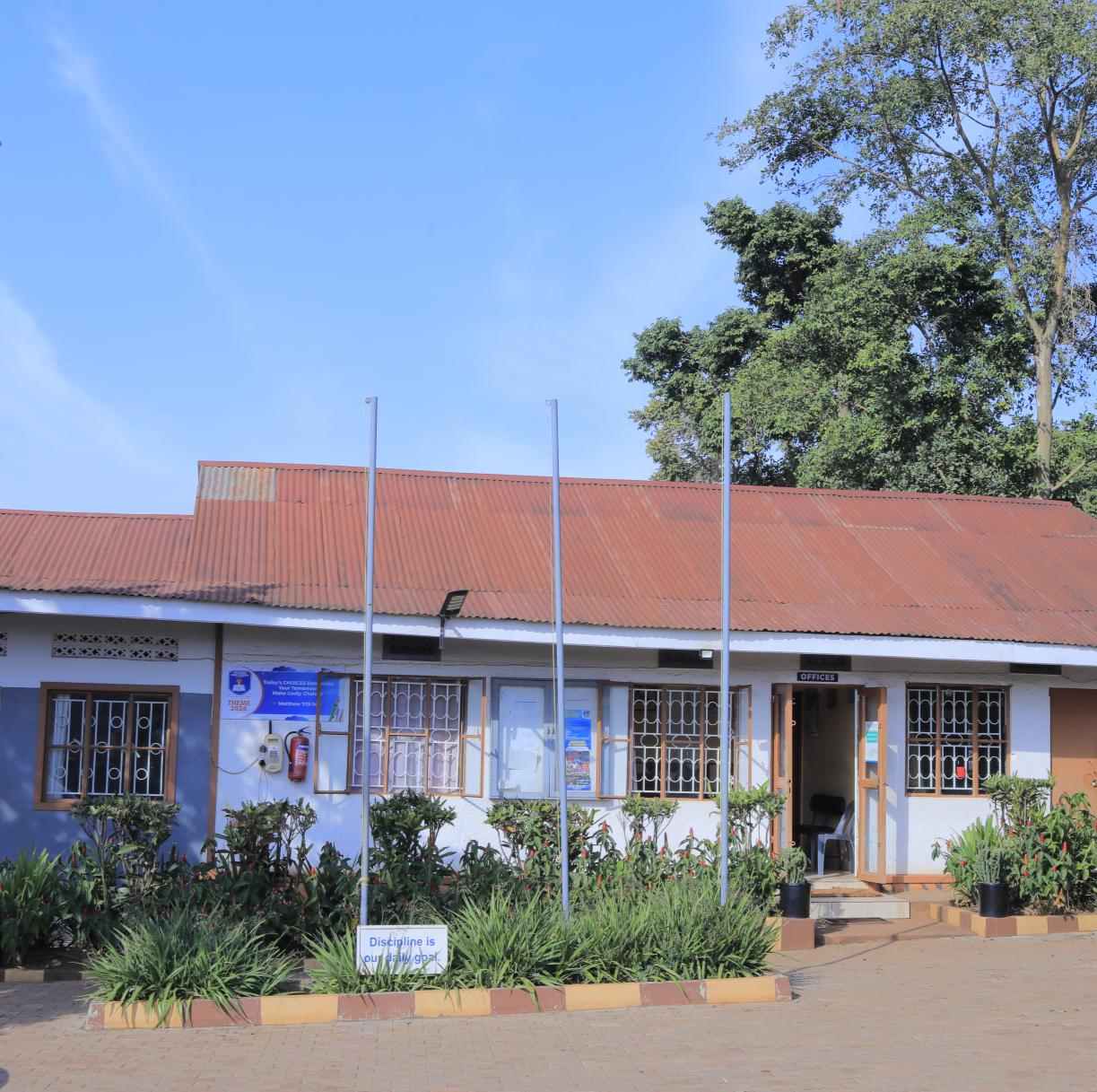 Uplands High School office building