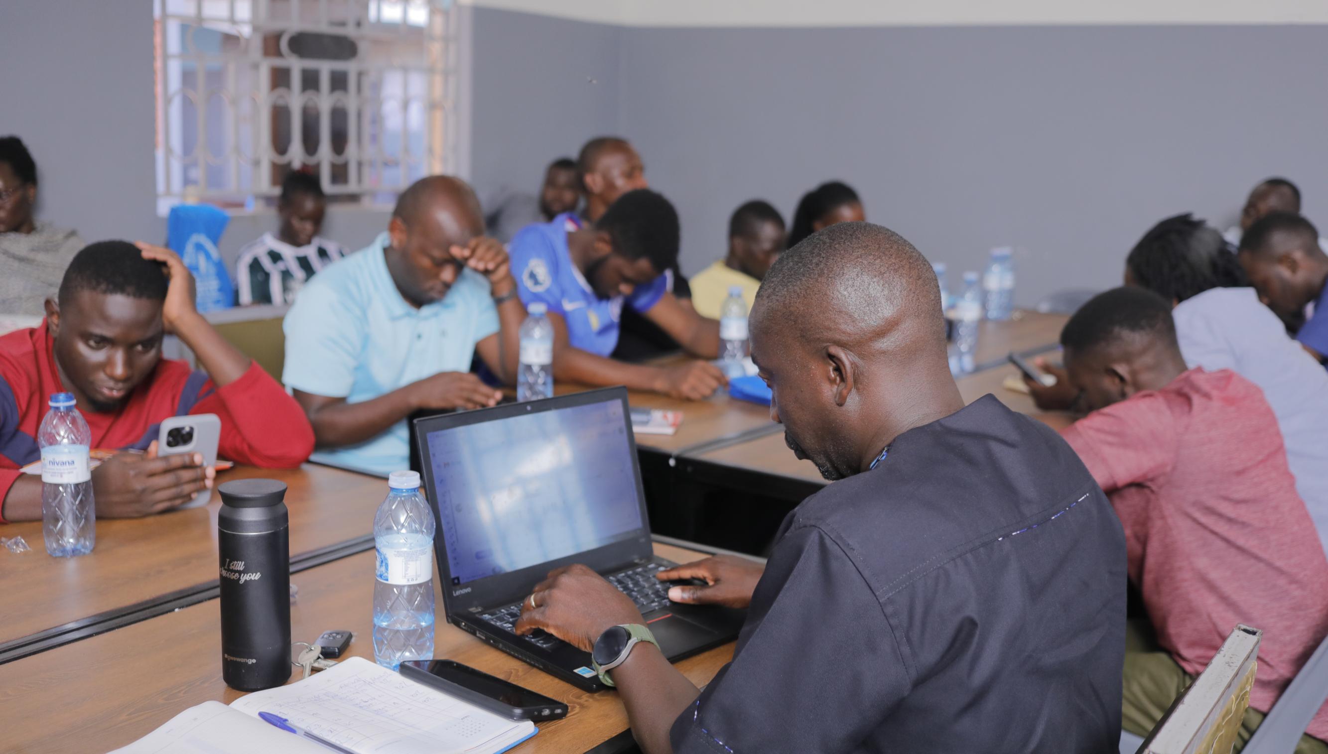 School leaders and stakeholders in a planning meeting